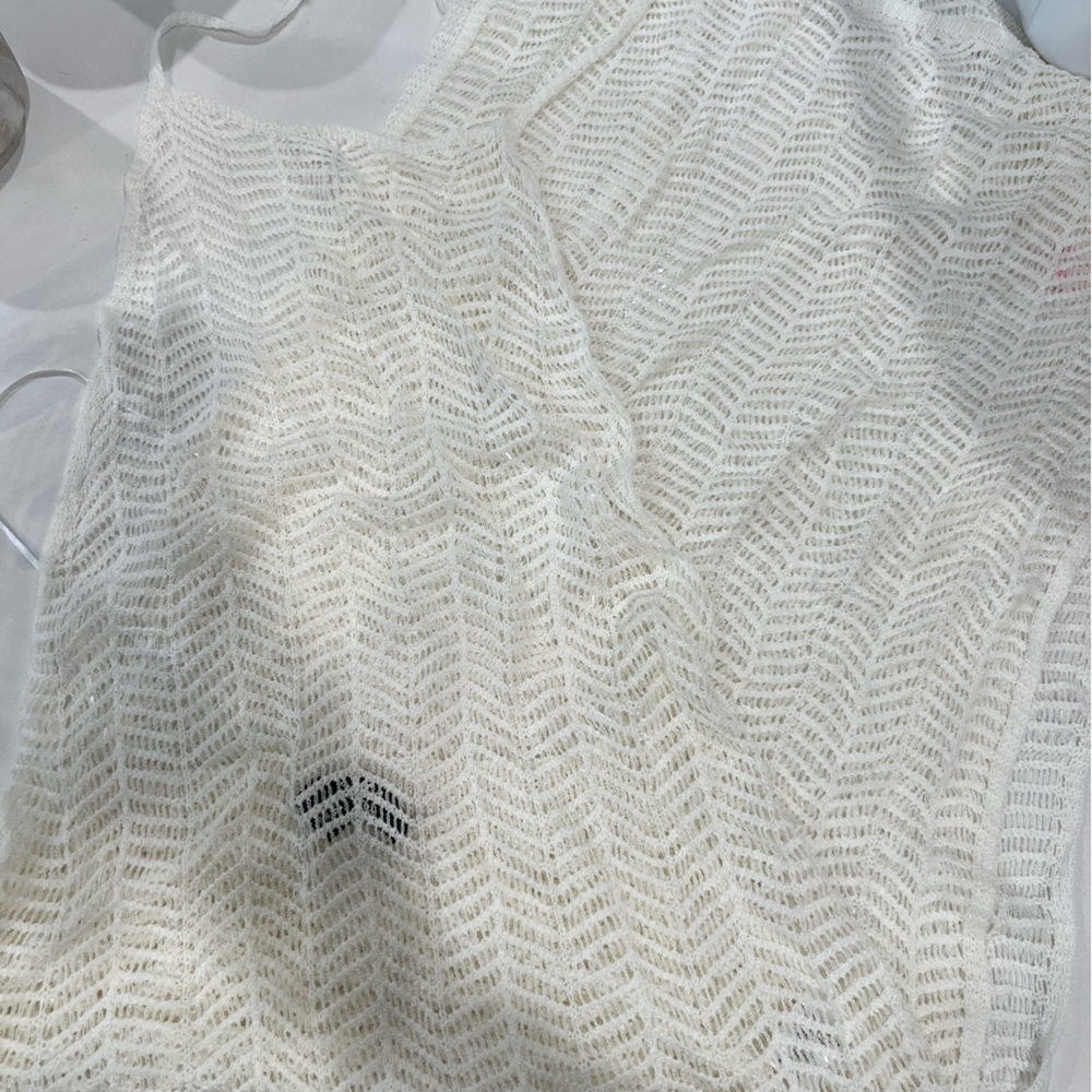 Woven crochet maxi Halter style dress